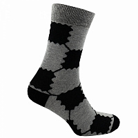 Носки женские Premier Socks в квадратах р.23-25 серый
