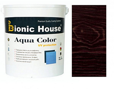 Лазур Bionic House лесуюча універсальна Aqua Color UV protect рожеве дерево шовковистий мат 2,5 л