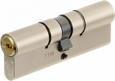 Циліндр Mul-T-Lock 7х7 45x45 ключ-ключ 90 мм нікель