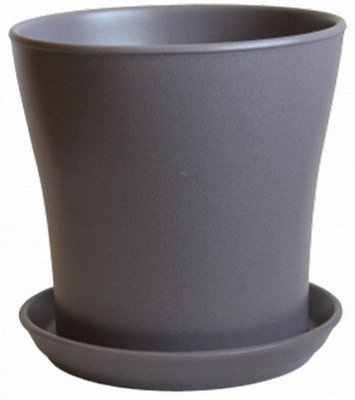 Вазон керамический Ориана-Запорожкерамика Вуаль №3 крошка круглый 1 л аметист (071-1-062) 