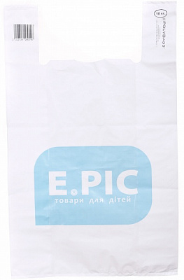 Пакет-майка Epic 50 мкм 10кг 430x689 мм 1 шт.