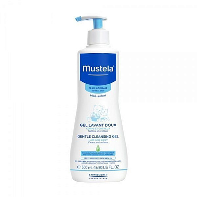 Гель Mustela ніжний очищувальний для новонароджених 500 мл
