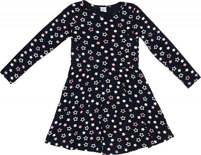 Платье Lovetti в цветочек р.116-122 синий 591518 