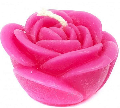 Свеча Роза 5,5х3,5 см розовая KOZAK