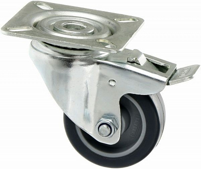 Колесо поворотное с тормозом 1475 РАО 050 Р40 TENTE