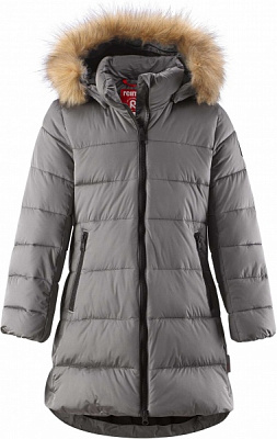 Куртка детская для девочки Reima Lunta р.164 серый 531416 