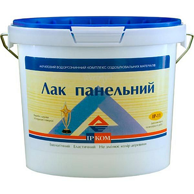Лак панельный ІР-11 ІРКОМ мат 3 л прозрачный