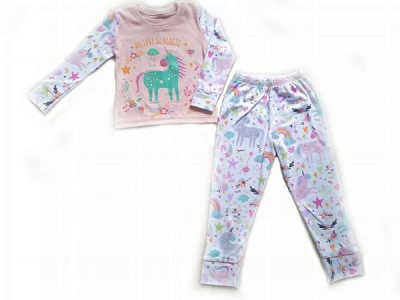 Піжама для дівчаток Маленькие люди №1 р.134-140 рожевий