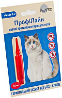 Капли Профилайн для котов от 4 до 8 кг