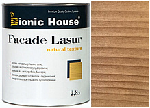 Лазур-антисептик Bionic House Facade Lasur Масляна для дерев’яних фасадів Клен напівмат 2,8 л 2,5 кг