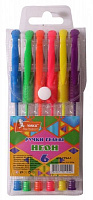Набір ручок гелевих Умка Neon 6 кольорів ГР44-1 