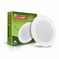 Світильник точковий Eurolamp Downlight 7 Вт білий LED-DLR-7/4(new) 