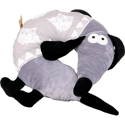 Подушка декоративна Собака з совами 39x39 см