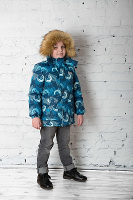 Куртка дитяча для хлопчиків JOIKS р.110 синій B-100/110