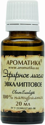 Эфирное масло Ароматика Евкаліптова 20 мл 