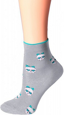Шкарпетки дитячі Giulia KSL-018 MELANGE calzino-grey melange р.18 світло-сірий