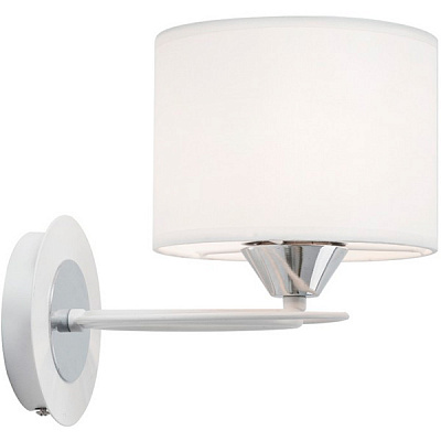 Бра Victoria Lighting 1x60 Вт E27 хром/білий Cindy