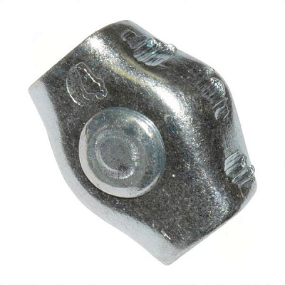 Затискач для троса одинарний 4 мм