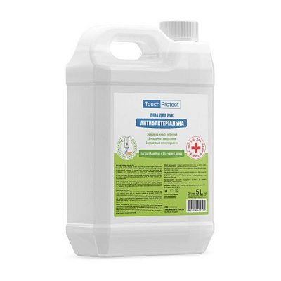 Мыло-пенка Touch Protect антибактериальная для рук Алоэ вера-Чайное дерево 5000 мл