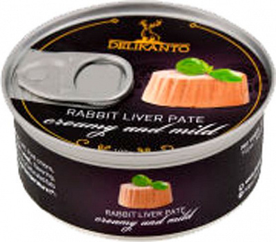 ПаштетТМ Delikanto из печени кролика сливочный 100 г (4751025310150)