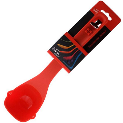 Розливная ложка Sacher нейлоновая красная