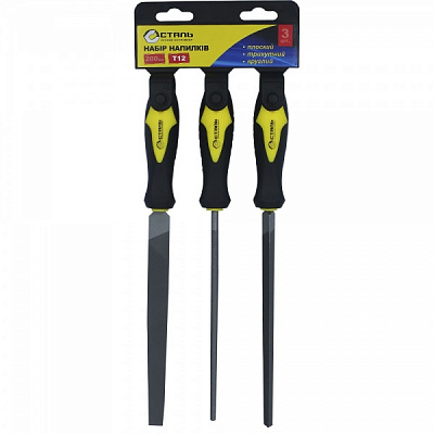 Набір напилків Сталь Т12 3 шт. 102927