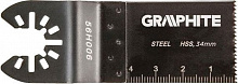 Полотно пильное GRAPHITE 34 мм. HSS по металлу 56H006