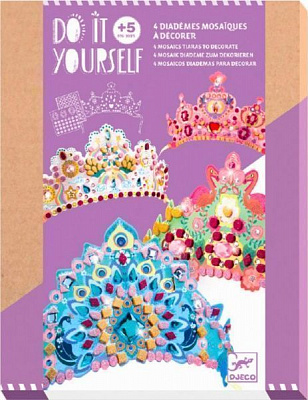 Набір прикрас Djeco з мозаїкою Зроби сам Принцеса DJ07901