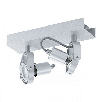 Спот Eglo Новорио 2x5 Вт GU10 алюминий 
