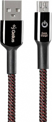 Кабель Gelius Pro Smart GP-U08c MicroUSB 2A (2099900786877) 1 м черный 