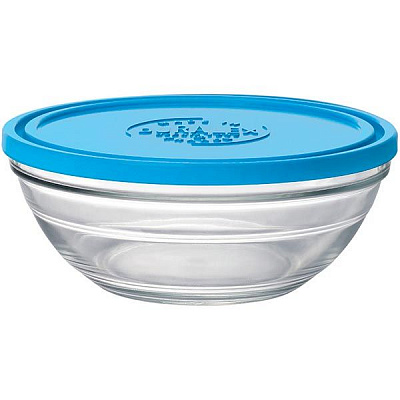 Салатник з кришкою круглий Lys Carrе 970 мл 17 см Duralex