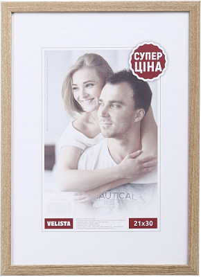 Рамка для фото Velista 10BW набор 6 фото 21х30 см дерево светлое 