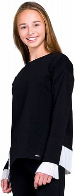 Свитшот для девочки Smil 116442 р.152 черный 