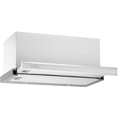 Витяжка Pyramida TL GLASS 60 INOX WHITE/N