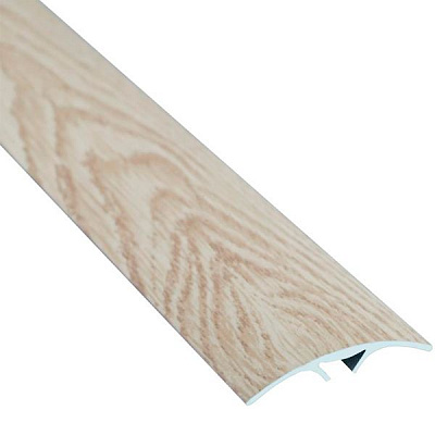 Поріжок алюмінієвий декорований Braz Line приховане кріплення 40x900 мм дуб капучино