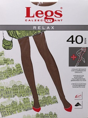 Колготки жіночі Legs 301 RELAX 40 den sabbia р. 1 / 2 пісочний