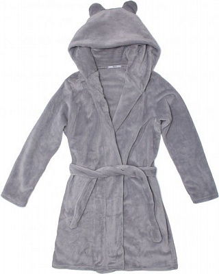 Халат женский Roksana Ушки р. L серый 