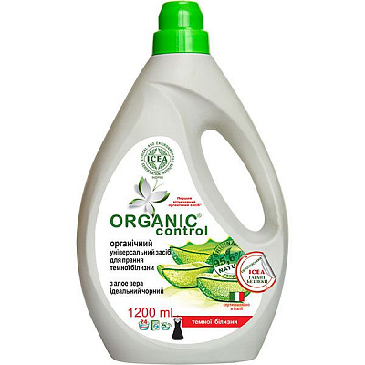Гель для прання Organic Control Ідеальний чорний 1.2 л