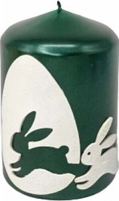 Свеча Декоративные зайчики 60х120 мм в ассортименте Pako-If