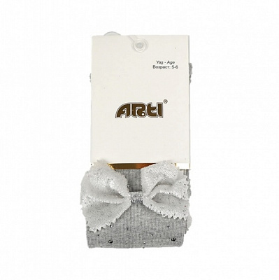 Колготки для девочек ARTI 320082р.119-131 серый 