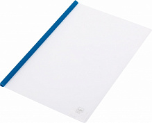 Папка с прижимом пластиковая 65 листов синяя UP! (Underprice) 