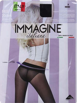 Колготки жіночі Immagine Free 20 Den Nero р. 3 чорний 1 шт.
