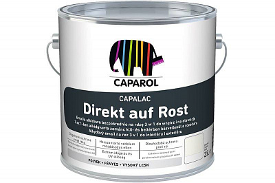 Эмаль алкидная Caparol для металла Direkt auf Rost глянец RAL9016 белая 0,75л