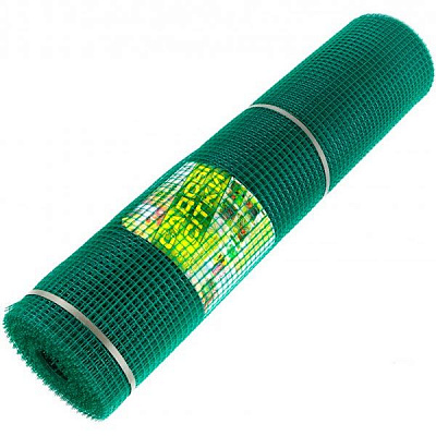 Сетка заградительная Клевер декоративная 13х13/1х20 темно-зеленая