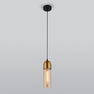 Підвіс Strotskis Airon 1x40 Вт E27 бурштиновий 50180/1 (бурштиновий)