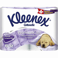 Туалетная бумага Kleenex Premium Care четырехслойная 4 шт.