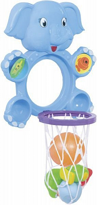 Водный баскетбол Bebelino Веселый слоник 58111