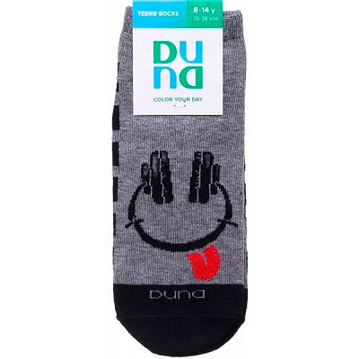 Шкарпетки дитячі унісекс Duna 4214 р.22–24 сірий