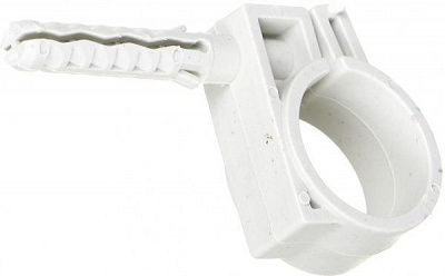 Обойма для труб Україна (ТОВ Відеодом) D 25-27 з ударним шурупом (5шт.)