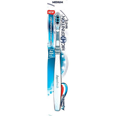 Щетка зубная Aquafresh HD White средняя